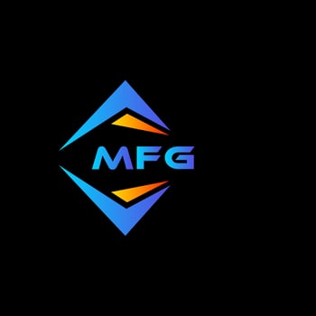 MFG abstract technology logo design on Black background. MFG creative initials letter logo concept. vector