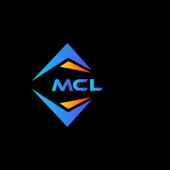 MCL abstract technology logo design on Black background. MCL creative initials letter logo concept. vector