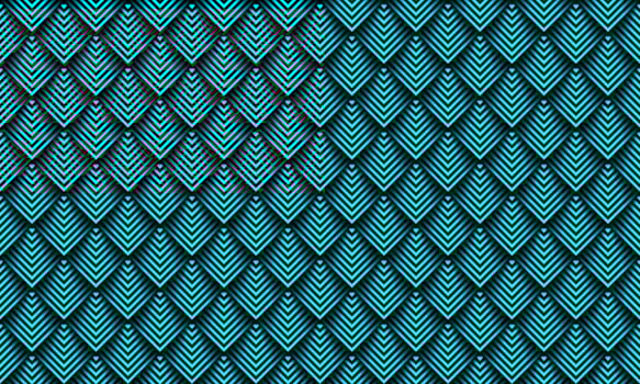 Blue diamond pattern seamless overlapping. Seamless geometric. Vector illustration.