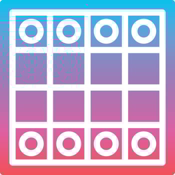 board game playing chess - gradient solid icon vector