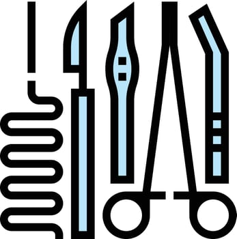 surgical healthcare medical - filled outline icon vector