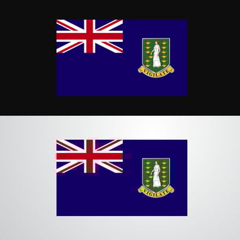 Virgin Islands UK Flag banner design vector
