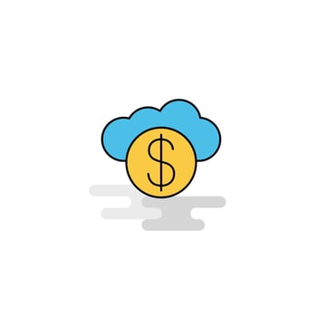 Flat Online banking Icon Vector