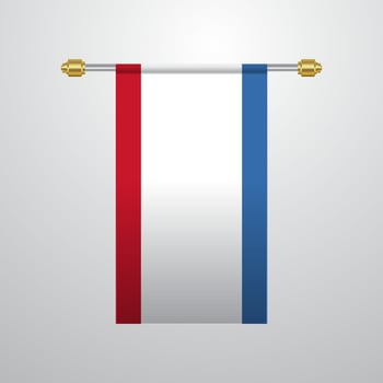 Crimea hanging Flag vector