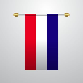 Los Altos hanging Flag vector