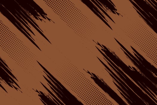 Brown abstract grunge texture with halftone background vector