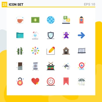 25 Flat Color concept for Websites Mobile and Apps coach web wearable script development Editable Vector Design Elements