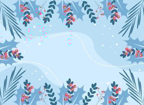 Modern abstract winter background suitable for winter wedding and merry christmas card vector