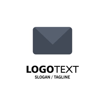 Twitter Mail Sms Chat Business Logo Template Flat Color vector