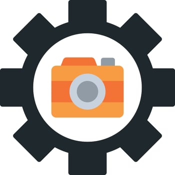 Cogwheel Flat Icon vector