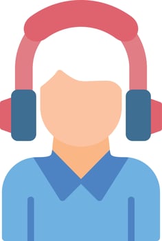 Customer Care Flat Icon vector