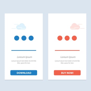 Chat Chatting Massage Sign  Blue and Red Download and Buy Now web Widget Card Template vector
