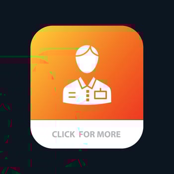 Bellboy Bellhop Doorman Hotel Service Mobile App Icon Design vector