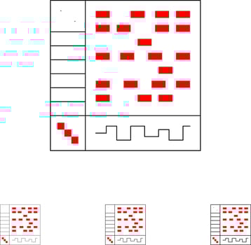 Ableton Application Audio Computer Draw Bold and thin black line icon set vector