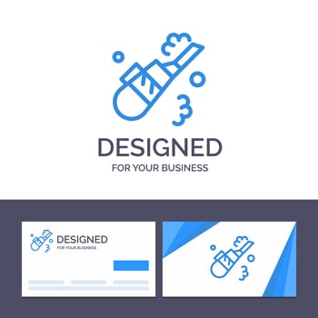 Creative Business Card and Logo template Cleaner Cleaning Vacuum Pipe Vector Illustration