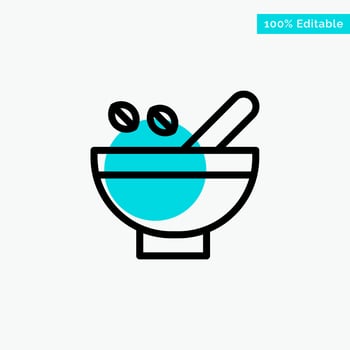 Cosmetic Herbs Herbs Medicinal Herbs Natural Organic Plants turquoise highlight circle point Vector icon