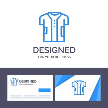 Creative Business Card and Logo template Cloth Clothing Digital Electronic Fabric Vector Illustration