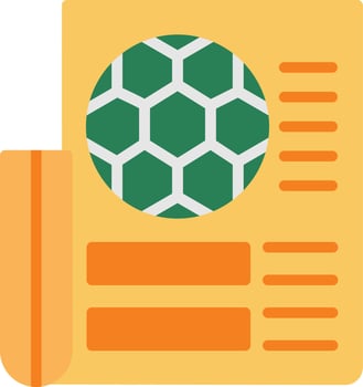 Newspaper Flat Icon vector