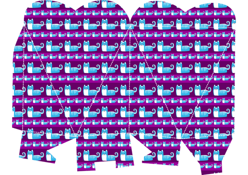Box Love Packaging Design with Cute Cat Theme png