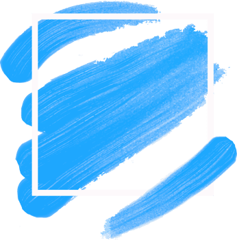 blue brush frame png