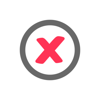 red cross icon for things that should not be done or forbidden png
