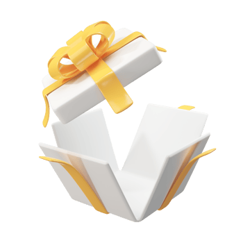 3d open gift box surprise give as a gift during special festival png