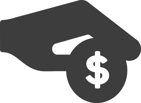 Save money black shadow icon, Business icon set. png