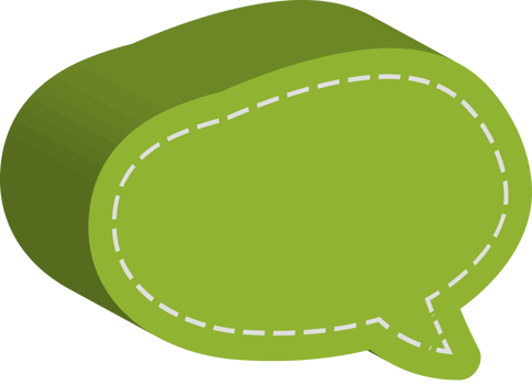 Speech Bubble Crop-out png