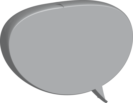 Speech Bubble Crop-out png