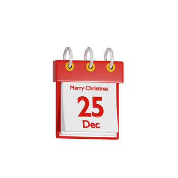 3d Christmas Calendar png