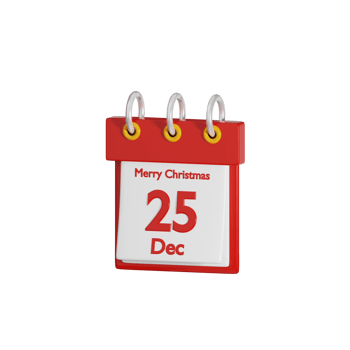 3d Christmas Calendar png