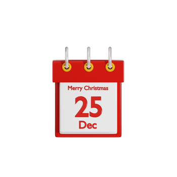 3d Christmas Calendar png