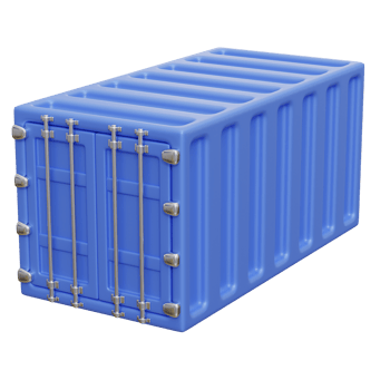 Container Box 3D Illustration png