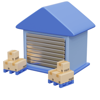 Warehouse 3D Illustration png