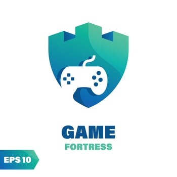 Game Fortress Logo vector