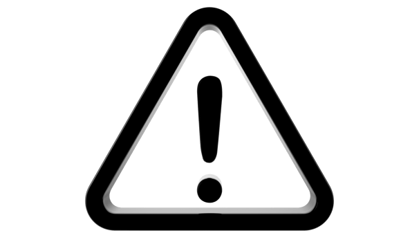 Warning caution sign PNG