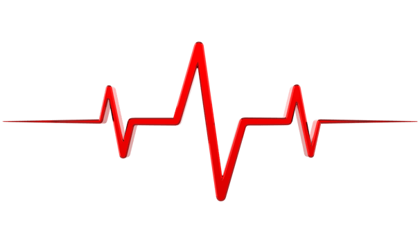 heart rate pulse icon on Transparent Background png