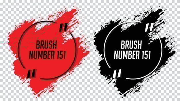 Modern red and black color splash design background vector
