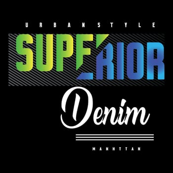 Superior typography design t-shirt print vector illustration