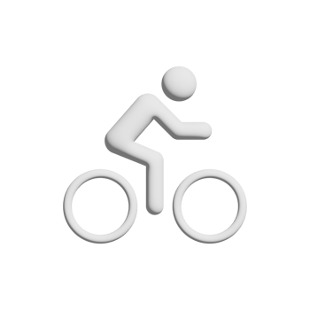 cycling icon 3d design for application and website presentation png