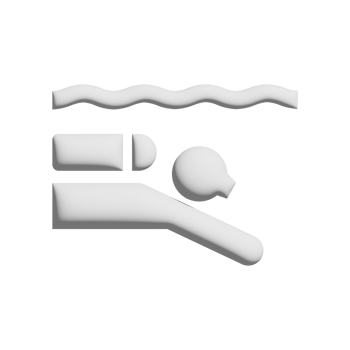 scuba icon 3d design for application and website presentation png