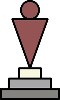 award movie color icon vector