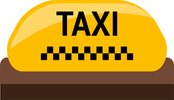 Taxi car sign. png