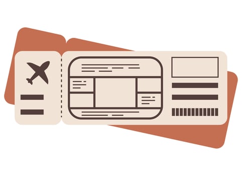 travel tickets flight vector