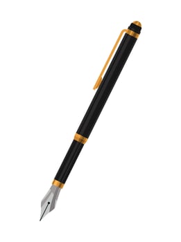 elegant pen ink supply vector