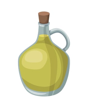 olive oil bottle product vector