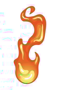 fire flame hot vector
