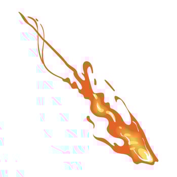 fire flame diagonal shot vector