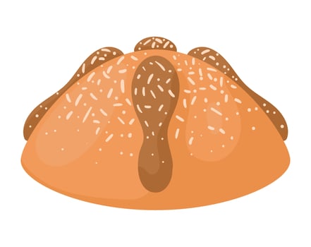 bread of death food vector
