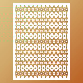 seamless die cut decorative pattern template vector